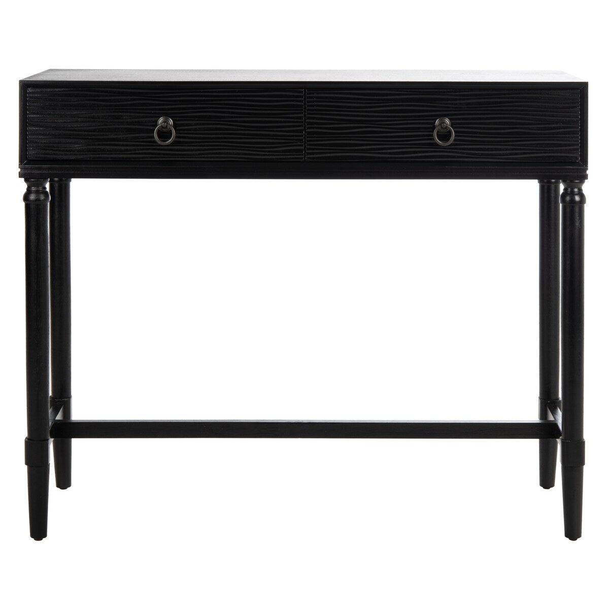 SAFAVIEH Barbra 2-Drawer Console Table - 35.5" W x 13" L x 29.5" H - 36Wx13Dx30H