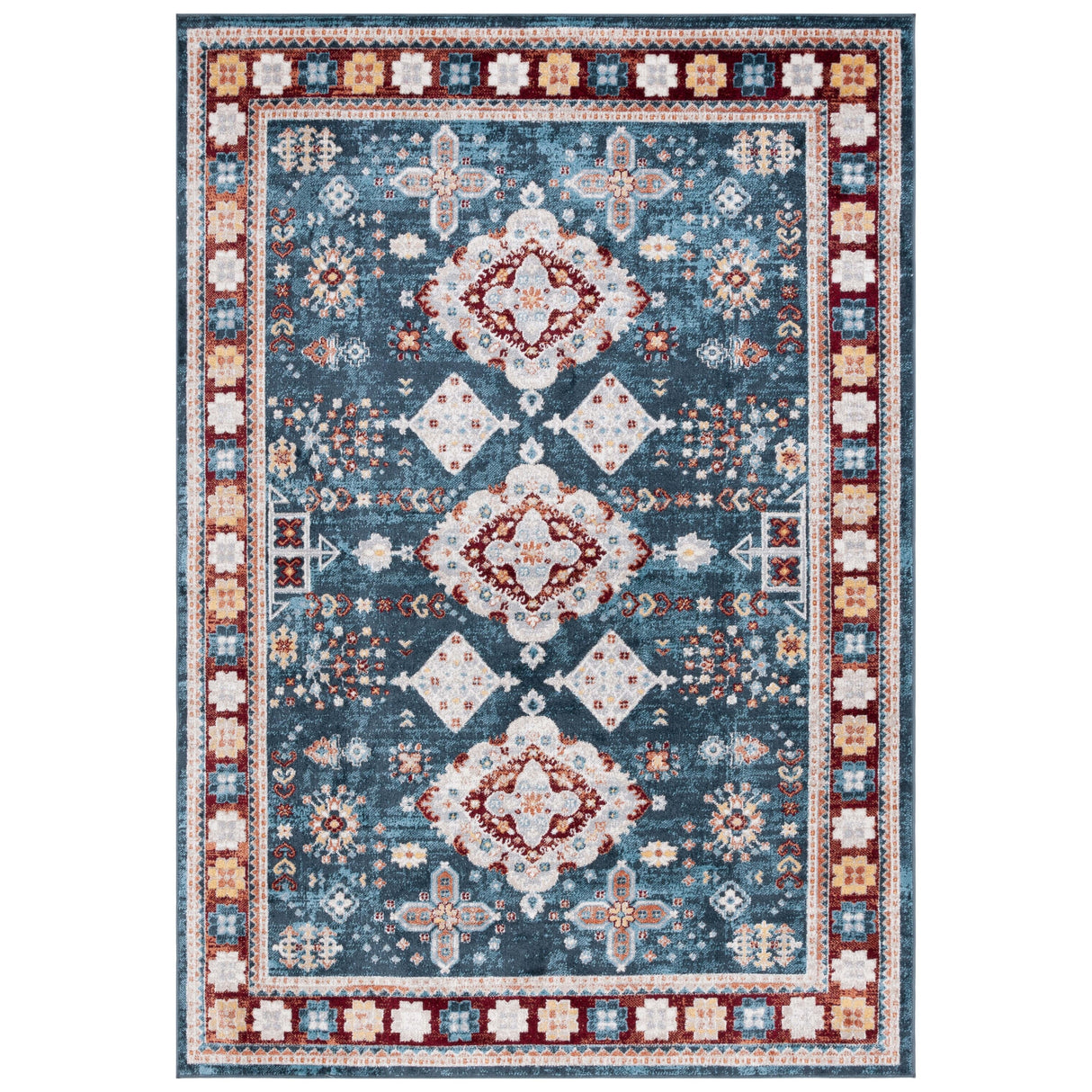 SAFAVIEH Bayside Machine Washable Cynthia Oriental Rug