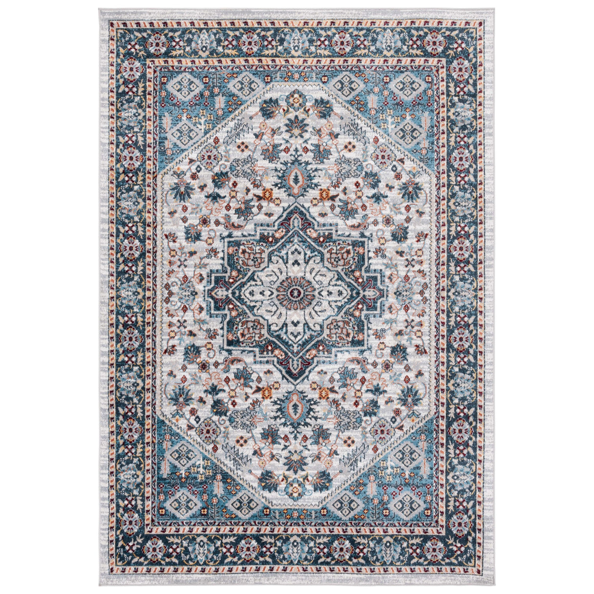 SAFAVIEH Bayside Machine Washable Korneliya Oriental Rug