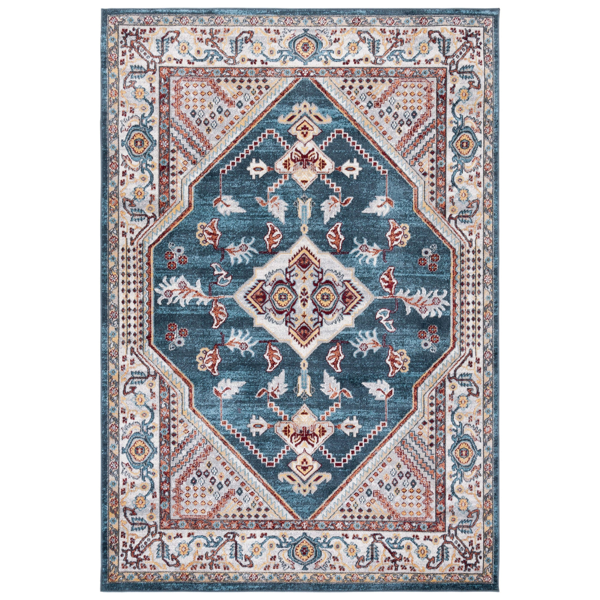 SAFAVIEH Bayside Machine Washable Tsirla Oriental Rug