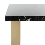 SAFAVIEH Bea Black/ Brass Square Coffee Table - 31.5" x 31.5" x 15.8" - 32Wx32Dx16H