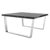 SAFAVIEH Bea Black/ Brass Square Coffee Table - 31.5" x 31.5" x 15.8" - 32Wx32Dx16H