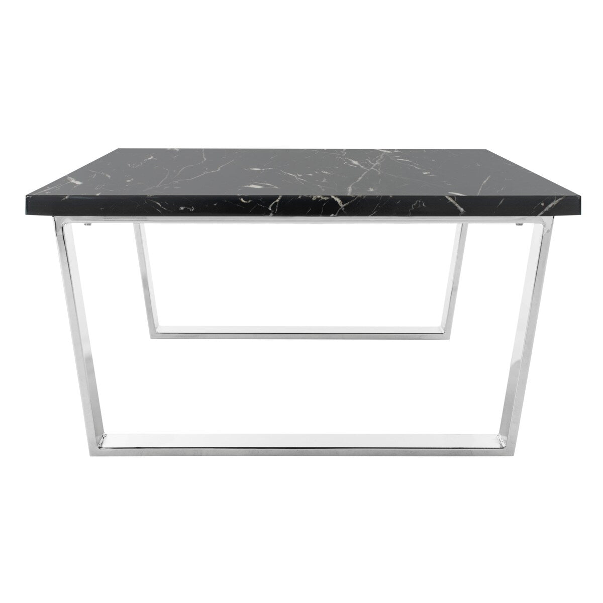 SAFAVIEH Bea Black/ Brass Square Coffee Table - 31.5" x 31.5" x 15.8" - 32Wx32Dx16H