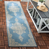 SAFAVIEH Beach House Zanfira Indoor/ Outdoor Waterproof Patio Backyard Rug