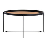 SAFAVIEH Beatrix Round Tray Top Coffee Table - 29" x 29" x 15" - 29Wx29Dx15H