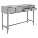 SAFAVIEH Beaulah 4-Drawer Console Table - 42" W x 13" L x 29.5" H - 42Wx13Dx30H