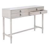 SAFAVIEH Beaulah 4-Drawer Console Table - 42" W x 13" L x 29.5" H - 42Wx13Dx30H