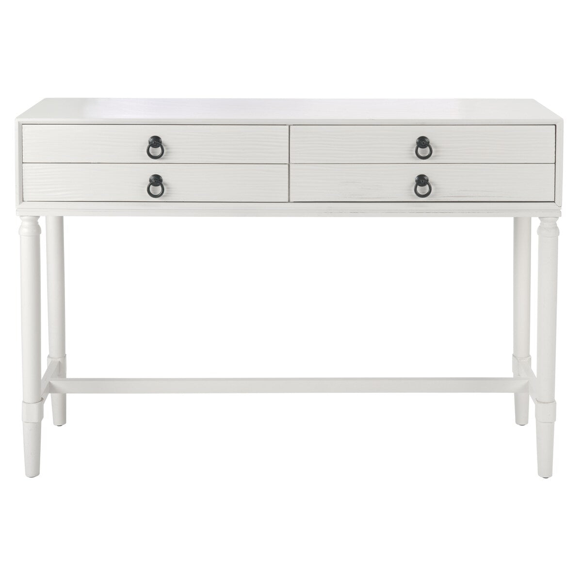 SAFAVIEH Beaulah 4-Drawer Console Table - 42" W x 13" L x 29.5" H - 42Wx13Dx30H