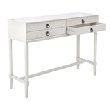 SAFAVIEH Beaulah 4-Drawer Console Table - 42" W x 13" L x 29.5" H - 42Wx13Dx30H