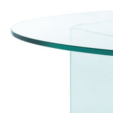 SAFAVIEH Beda Tempered Glass Coffee Table - 47" W x 28" D x 16" H - 47Wx28Dx16H