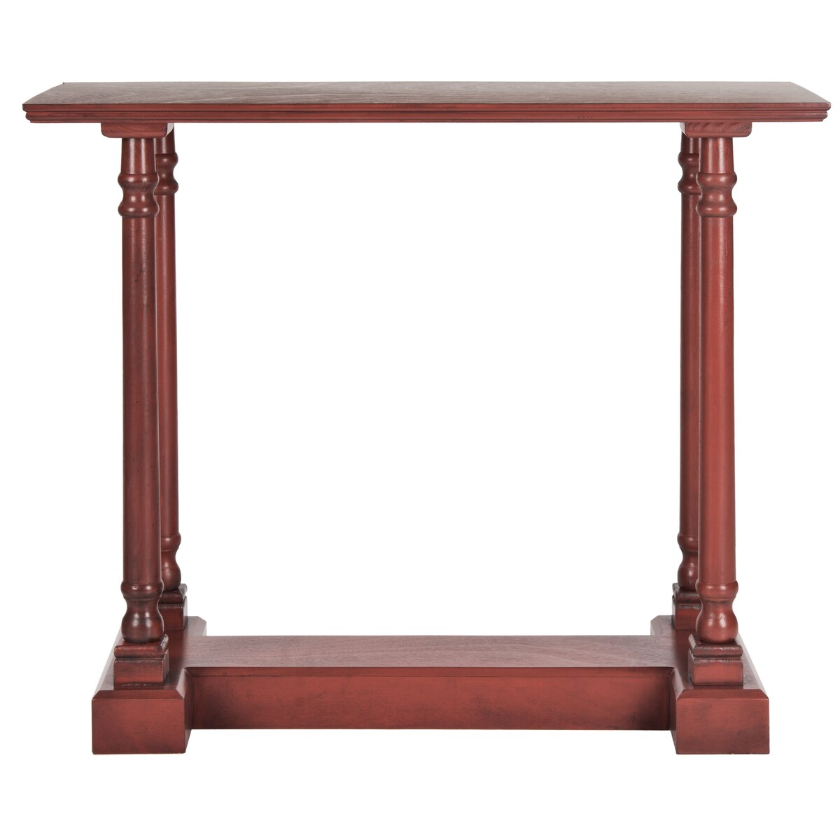 SAFAVIEH Bena Red Console Table - 38Wx16Dx32H