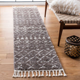 SAFAVIEH Berber Fringe Dashurije Leatha Trellis Rug