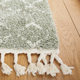 SAFAVIEH Berber Fringe Dashurije Leatha Trellis Rug