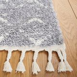 SAFAVIEH Berber Fringe Dashurije Leatha Trellis Rug