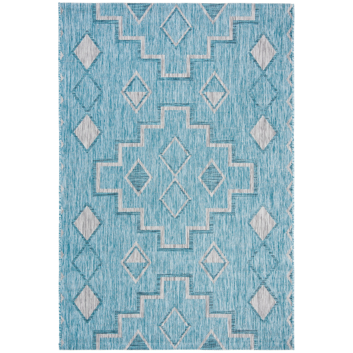 SAFAVIEH Berber Fringe Dashurije Leatha Trellis Rug