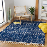 SAFAVIEH Berber Fringe Dashurije Leatha Trellis Rug