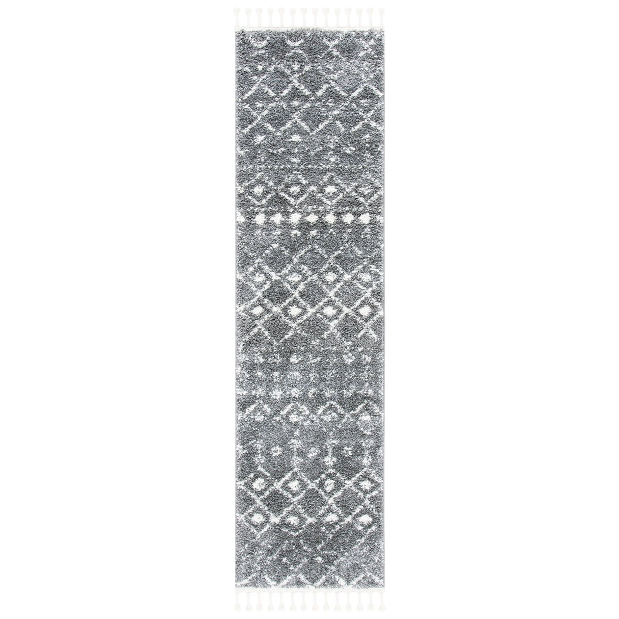 SAFAVIEH Berber Fringe Dashurije Leatha Trellis Rug