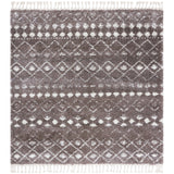 SAFAVIEH Berber Fringe Dashurije Leatha Trellis Rug