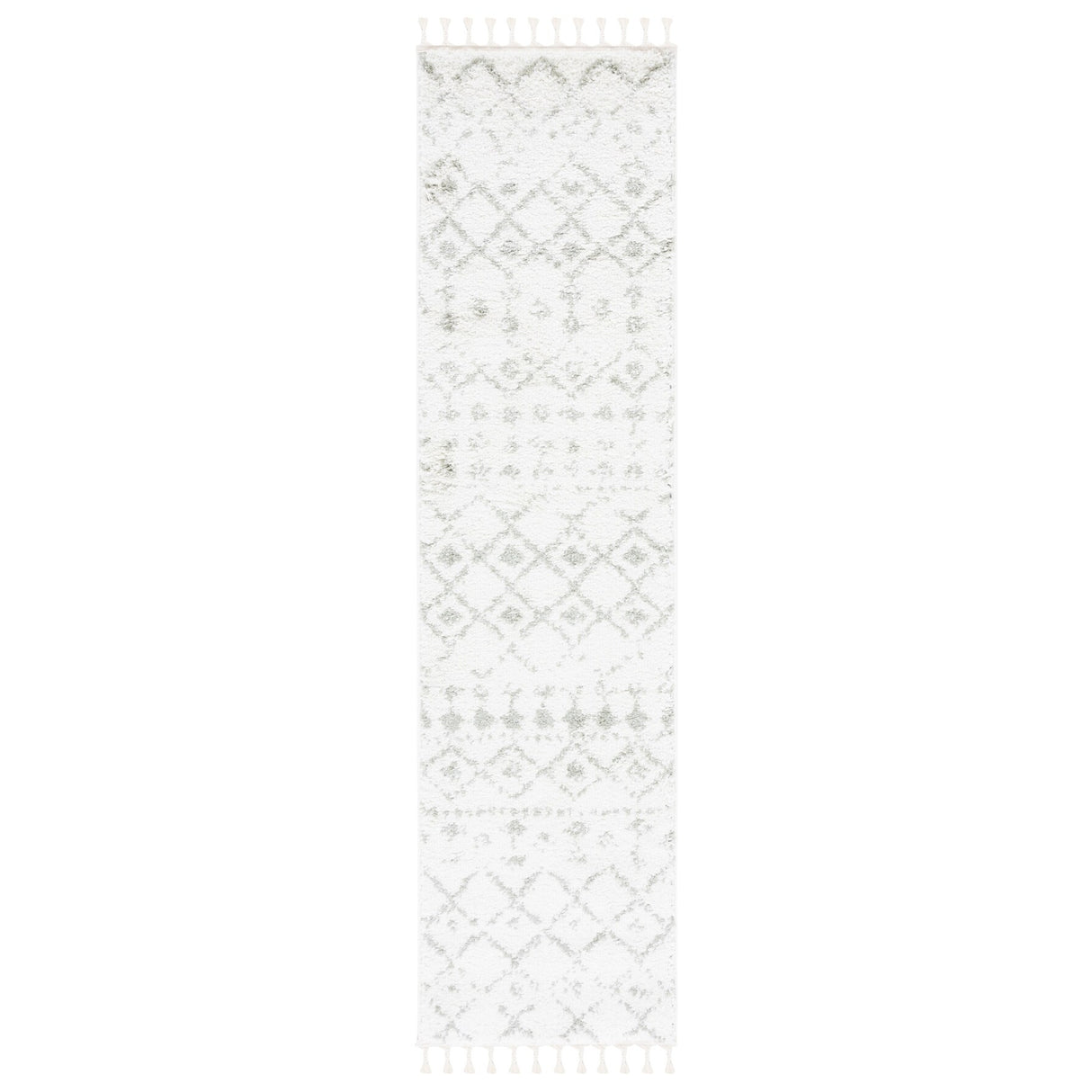 SAFAVIEH Berber Fringe Dashurije Leatha Trellis Rug