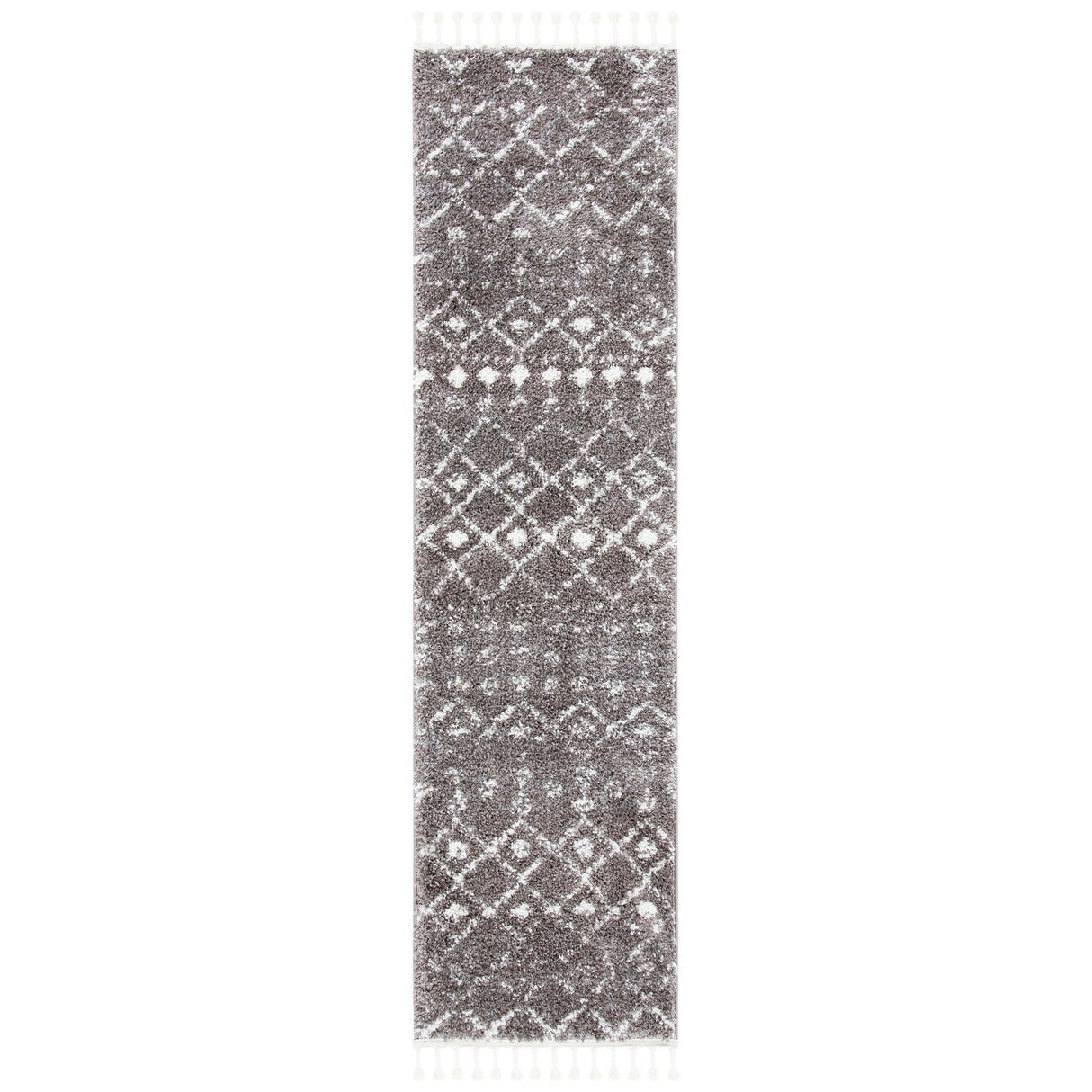 SAFAVIEH Berber Fringe Dashurije Leatha Trellis Rug