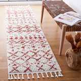 SAFAVIEH Berber Fringe Dashurije Leatha Trellis Rug