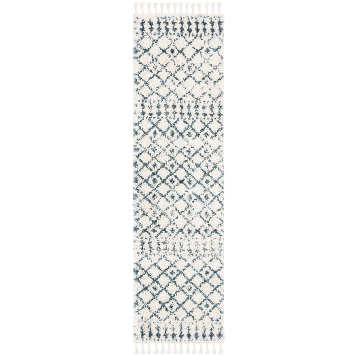 SAFAVIEH Berber Fringe Mirveta Liller Trellis Area Rug