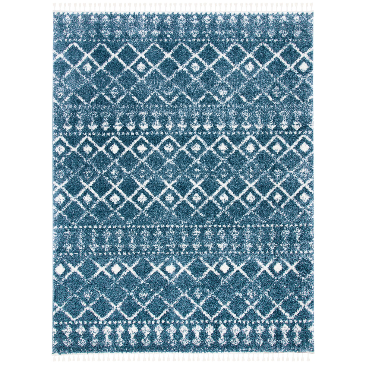 SAFAVIEH Berber Fringe Mirveta Liller Trellis Area Rug