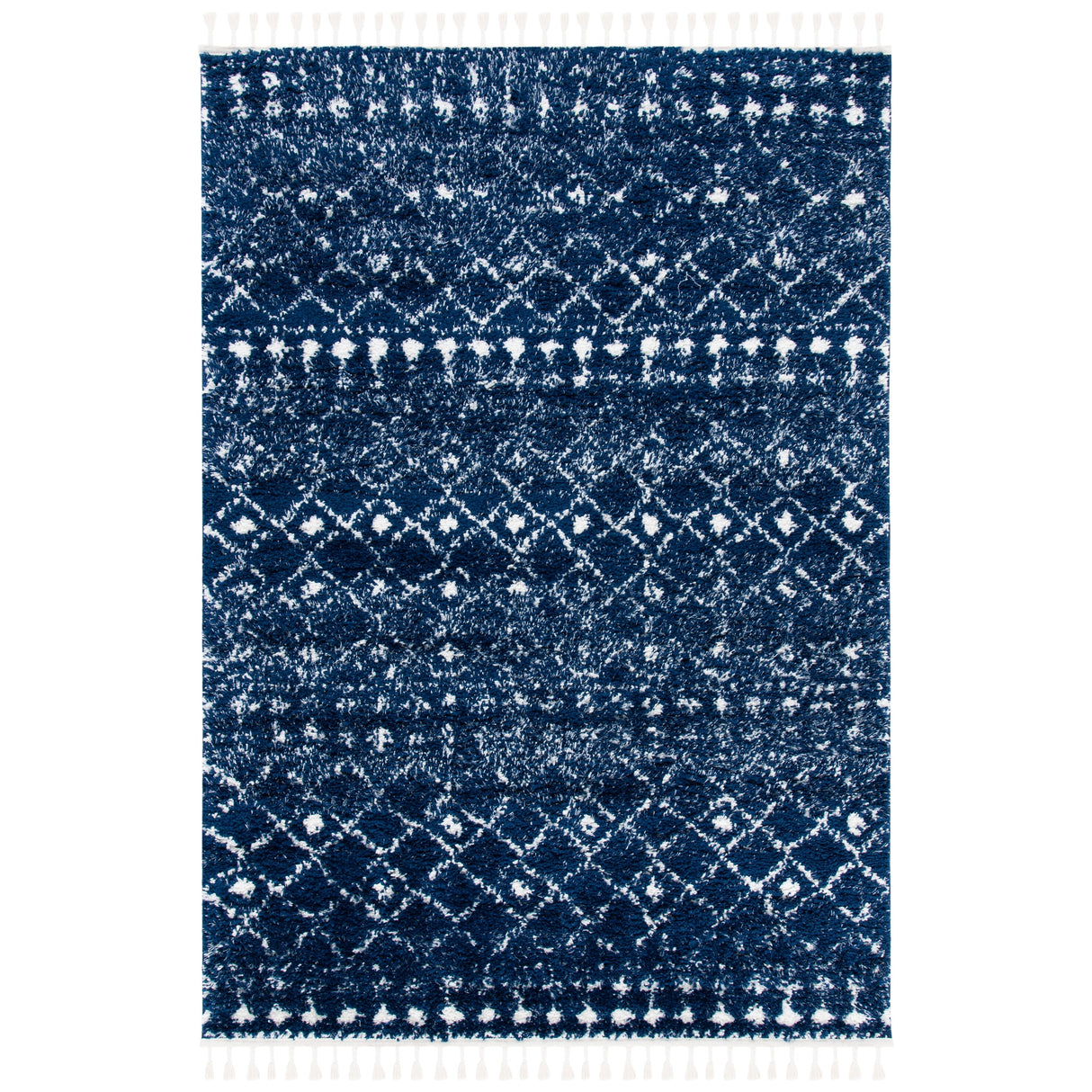 SAFAVIEH Berber Fringe Mirveta Liller Trellis Area Rug