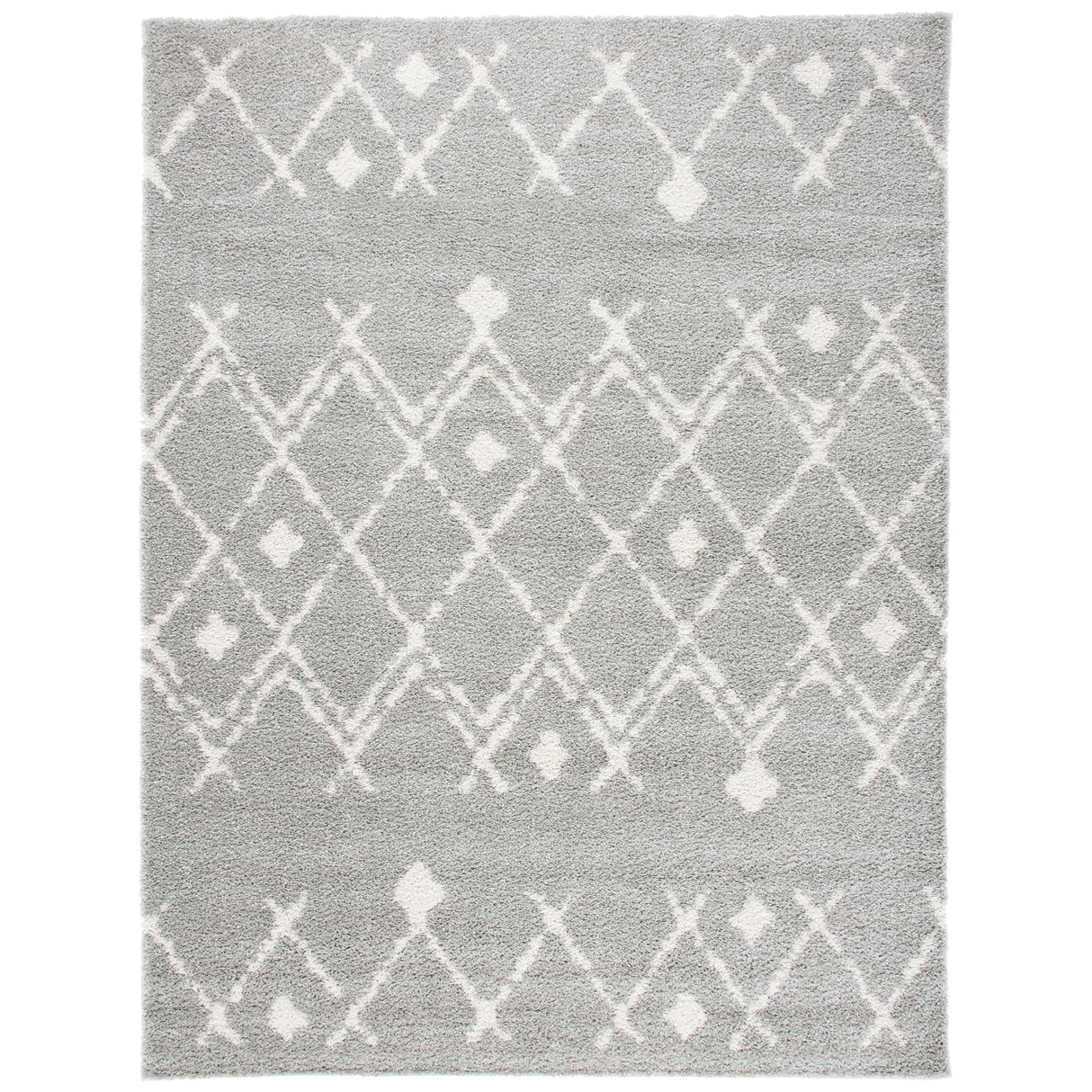 SAFAVIEH Berber Shag Jakolien Light Grey/Cream Rug