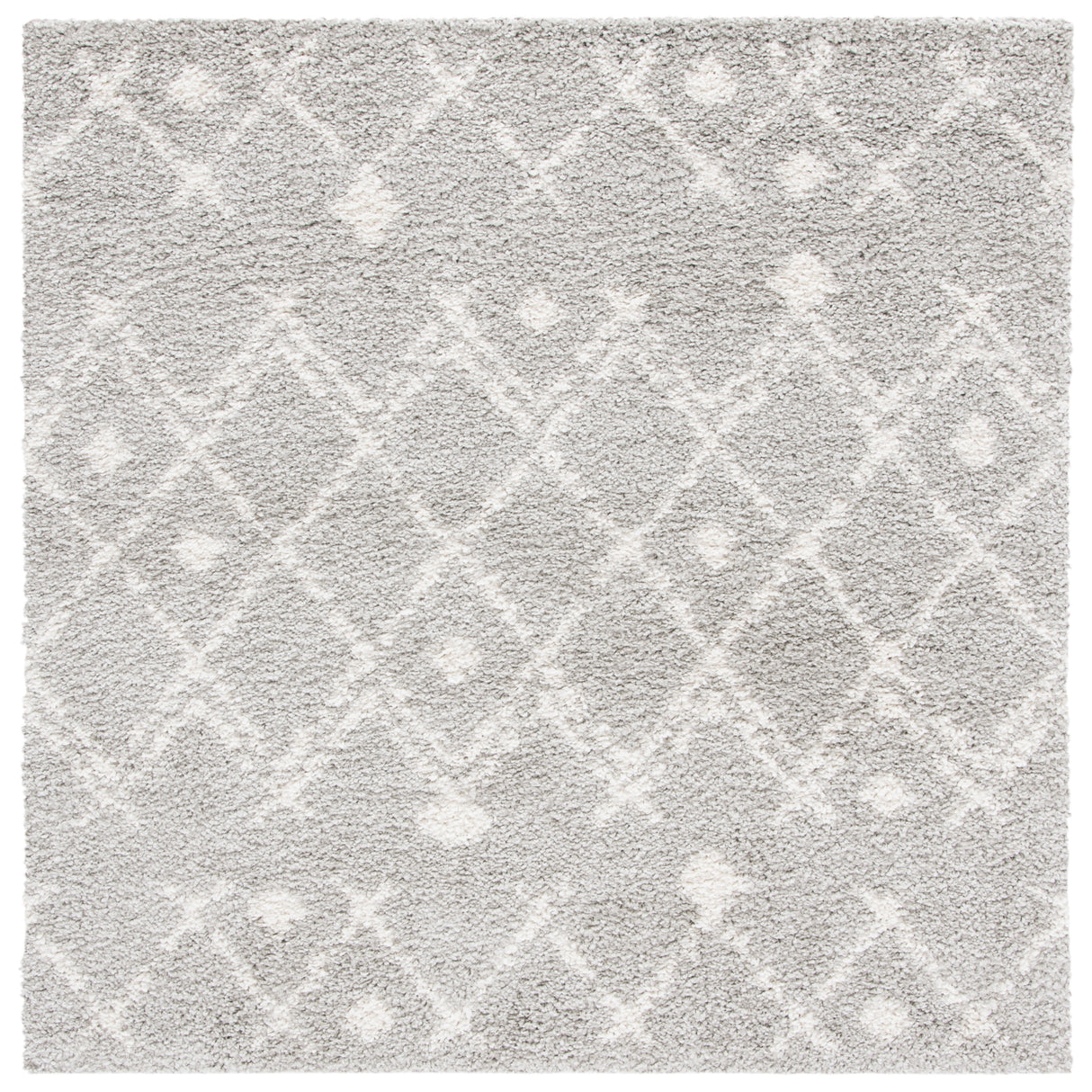 SAFAVIEH Berber Shag Jakolien Light Grey/Cream Rug