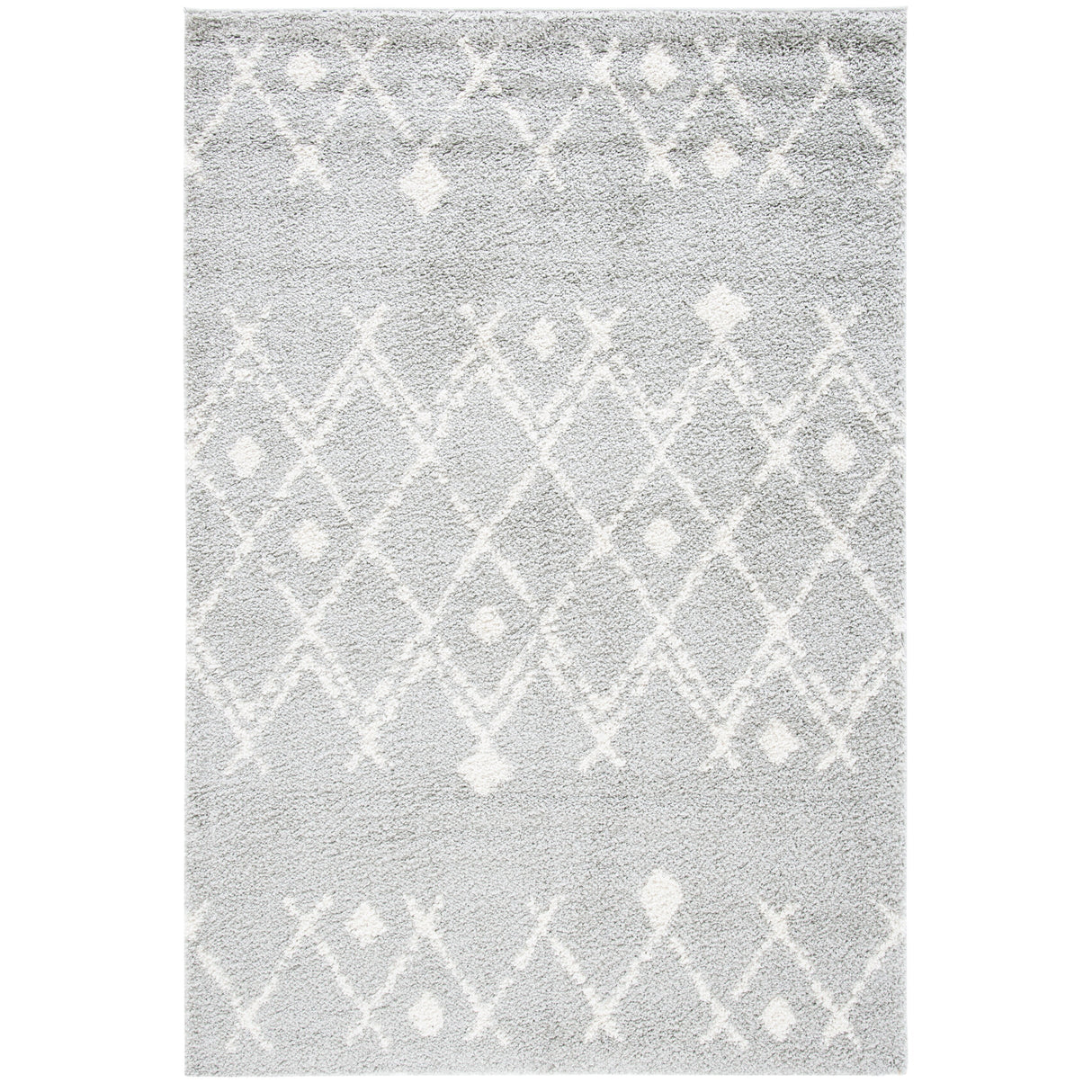 SAFAVIEH Berber Shag Jakolien Light Grey/Cream Rug