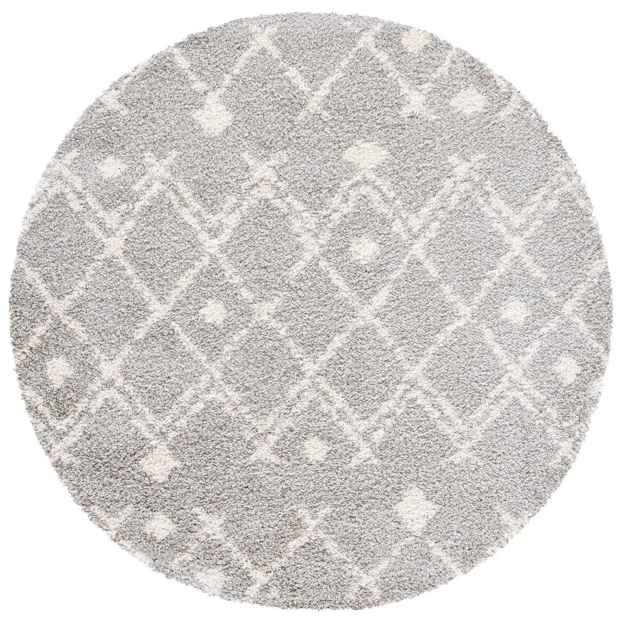 SAFAVIEH Berber Shag Jakolien Light Grey/Cream Rug