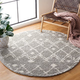 SAFAVIEH Berber Shag Jakolien Light Grey/Cream Rug