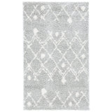 SAFAVIEH Berber Shag Jakolien Light Grey/Cream Rug