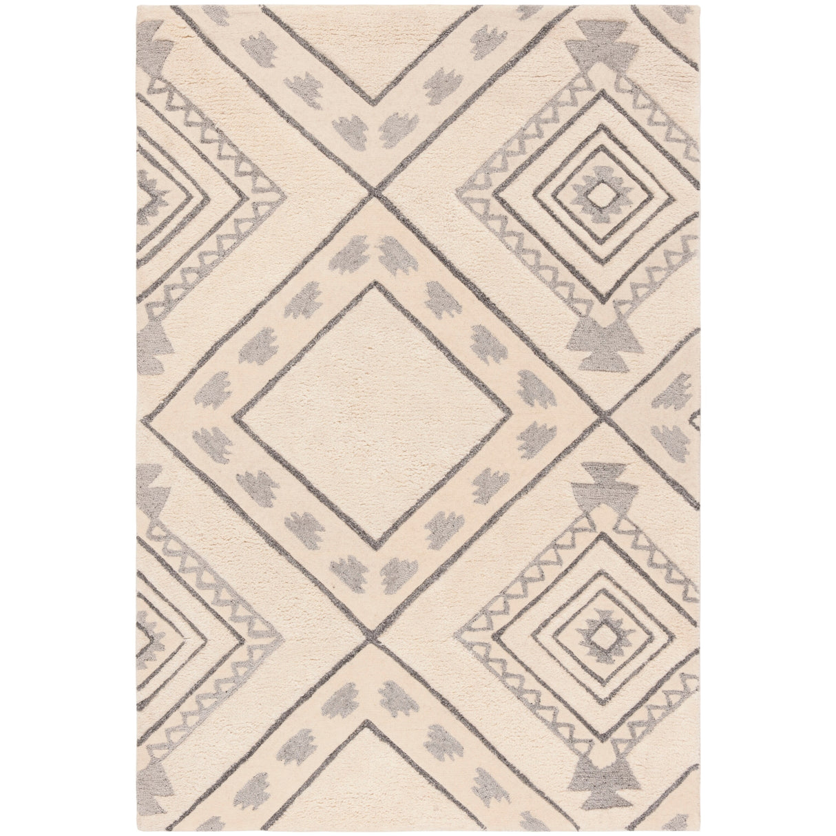 SAFAVIEH Berber Shag Juliette Abstract 1.25-inch Thick Rug