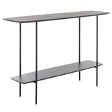 SAFAVIEH Bernadine Lower Shelf Console Table - 47.3 In. W x 15.8 In. D x 31.5 In. H - 47Wx16Dx32H