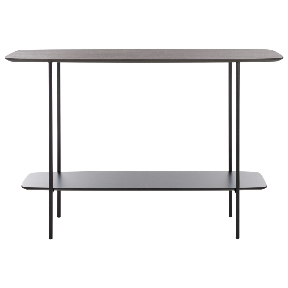 SAFAVIEH Bernadine Lower Shelf Console Table - 47.3 In. W x 15.8 In. D x 31.5 In. H - 47Wx16Dx32H