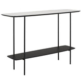 SAFAVIEH Bernadine Lower Shelf Console Table - 47.3 In. W x 15.8 In. D x 31.5 In. H - 47Wx16Dx32H