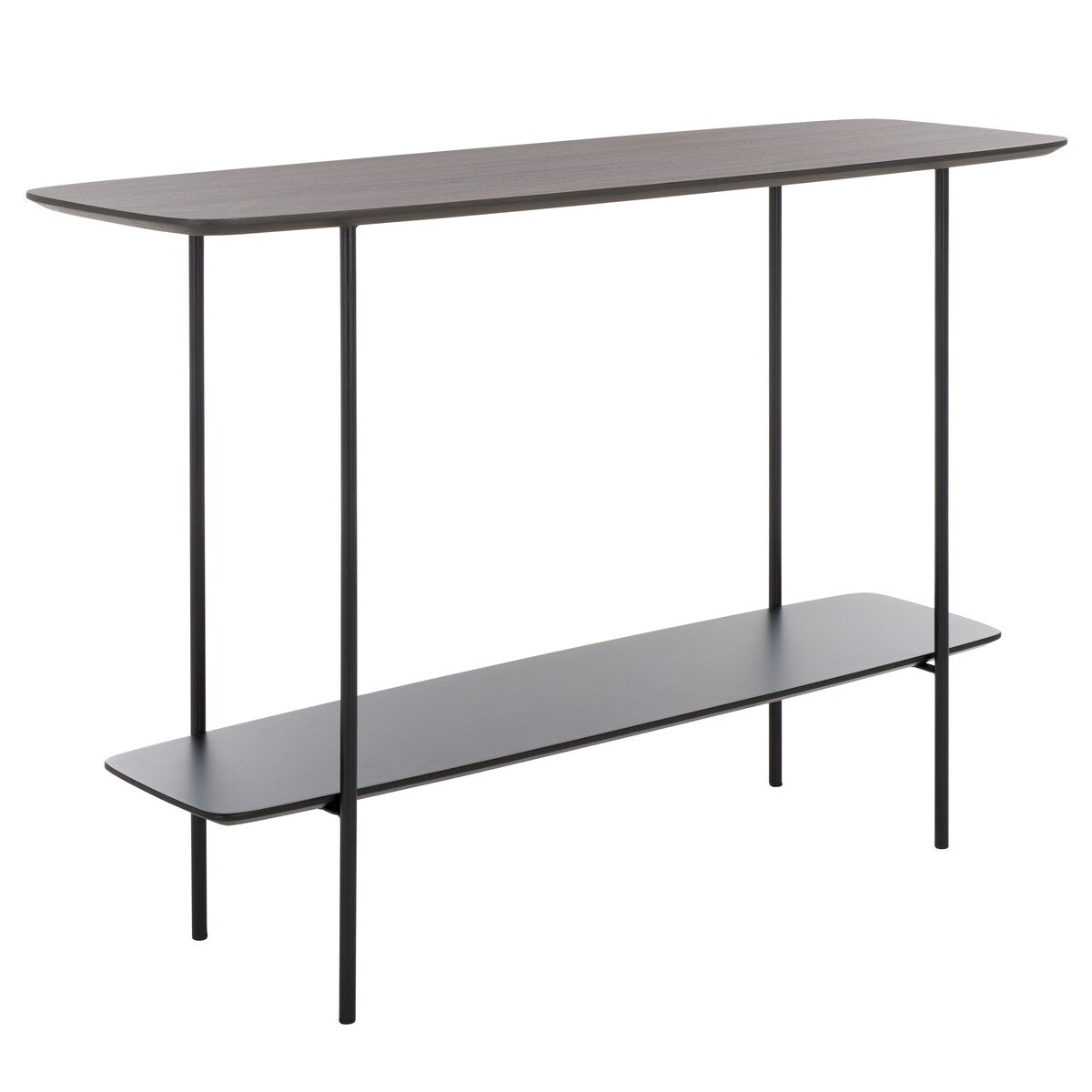 SAFAVIEH Bernadine Lower Shelf Console Table - 47.3 In. W x 15.8 In. D x 31.5 In. H - 47Wx16Dx32H