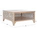 SAFAVIEH Bernardina Square Single Shelf Coffee Table - 34" L x 34" D x 16" H - 34Wx34Dx16H