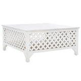 SAFAVIEH Bernardina Square Single Shelf Coffee Table - 34" L x 34" D x 16" H - 34Wx34Dx16H