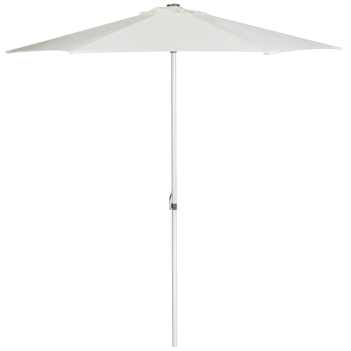 SAFAVIEH Bernd Aluminum Tilt And Crank 9-Foot Easy Glide Market Patio Umbrella, Base Not Included