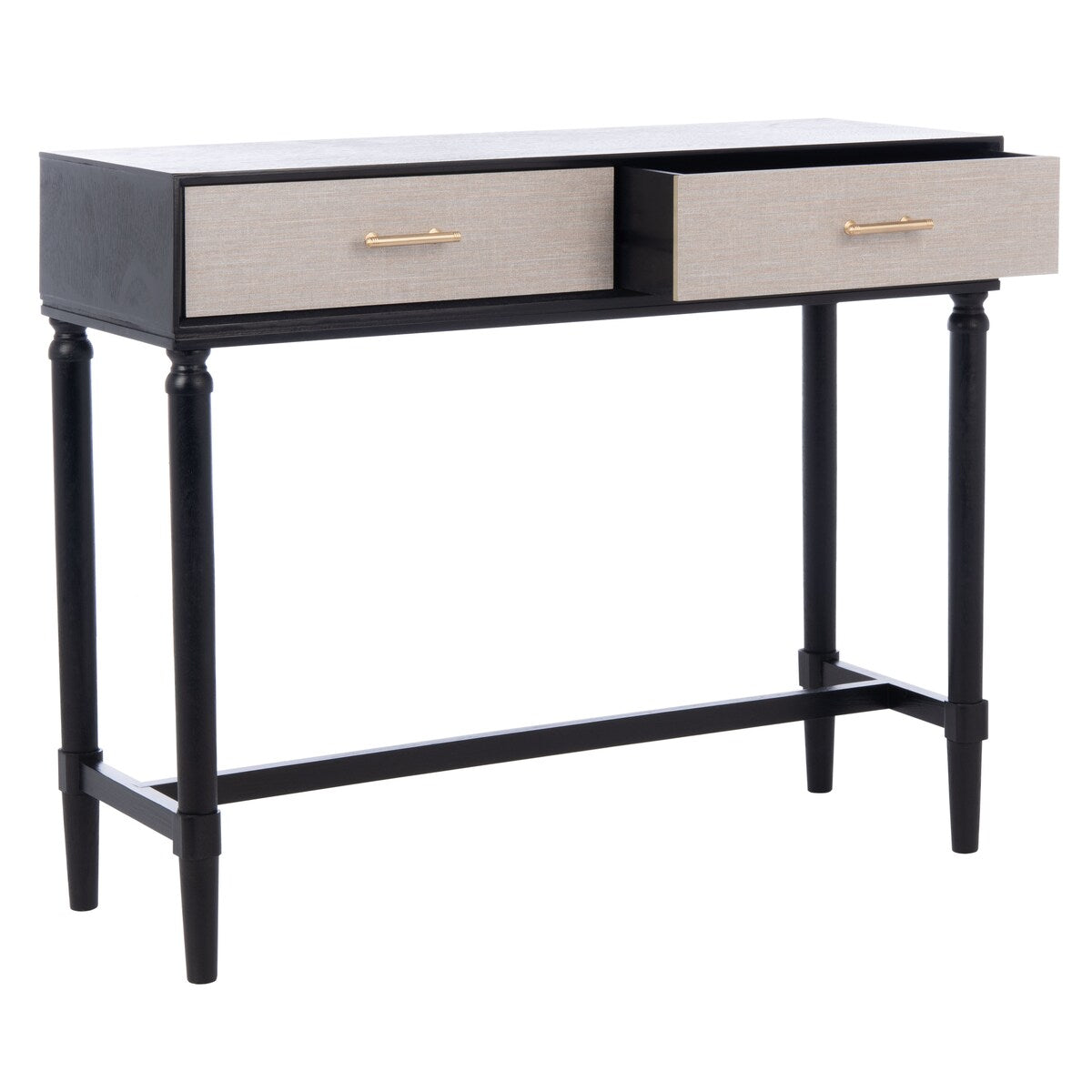 SAFAVIEH Bertina 2-Drawer Console Table - 35.5" W x 13" L x 29.5" H - 36Wx13Dx30H