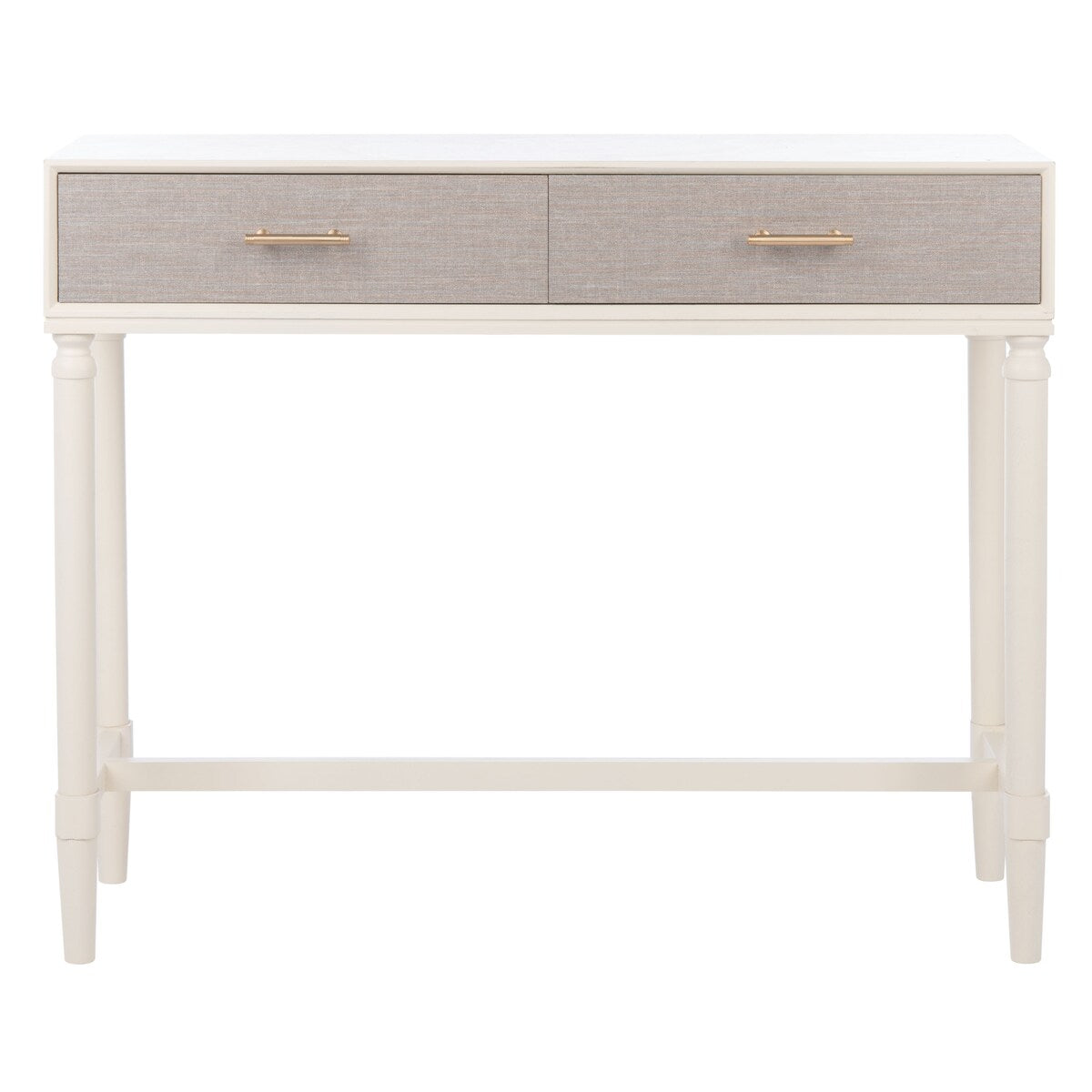 SAFAVIEH Bertina 2-Drawer Console Table - 35.5" W x 13" L x 29.5" H - 36Wx13Dx30H