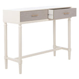 SAFAVIEH Bertina 2-Drawer Console Table - 35.5" W x 13" L x 29.5" H - 36Wx13Dx30H