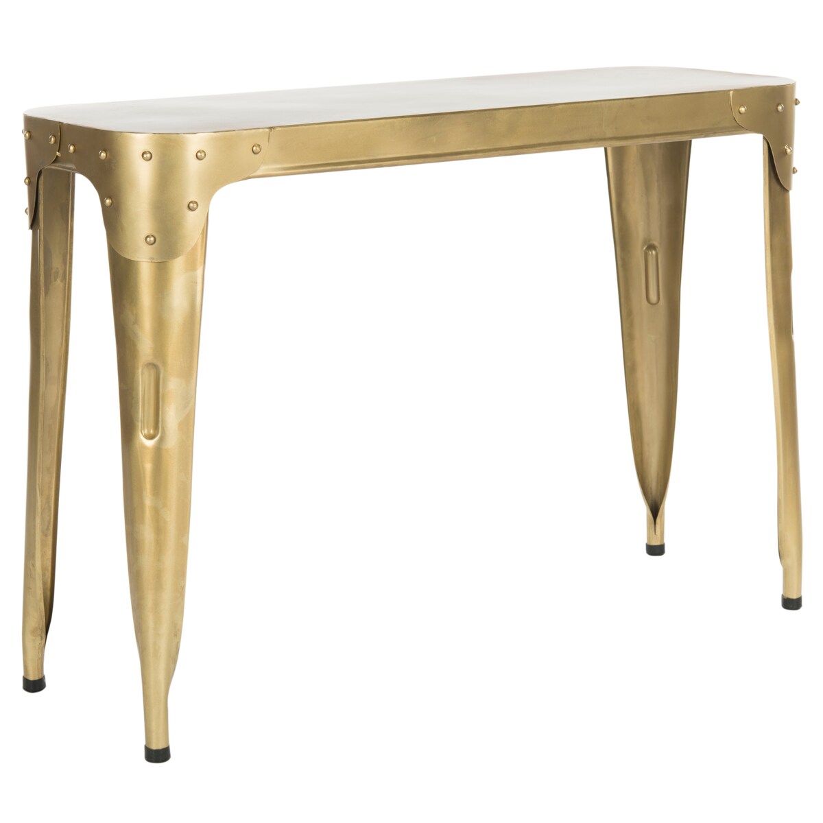 SAFAVIEH Bettina Gold Iron Console Table - 43" x 15" x 31" - 43Wx15Dx31H