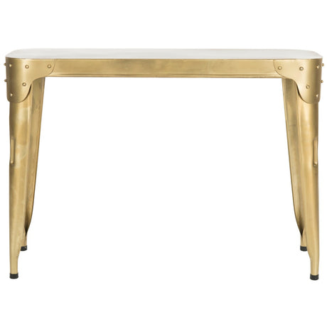 SAFAVIEH Bettina Gold Iron Console Table - 43" x 15" x 31" - 43Wx15Dx31H