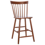 SAFAVIEH Biddie 24-inch Spindle Farmhouse Counter Stool (Set of 2) - 20" W x 21" D x 39" H - 20Wx21Dx39H