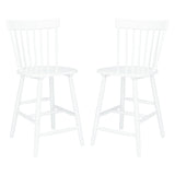 SAFAVIEH Biddie 24-inch Spindle Farmhouse Counter Stool (Set of 2) - 20" W x 21" D x 39" H - 20Wx21Dx39H