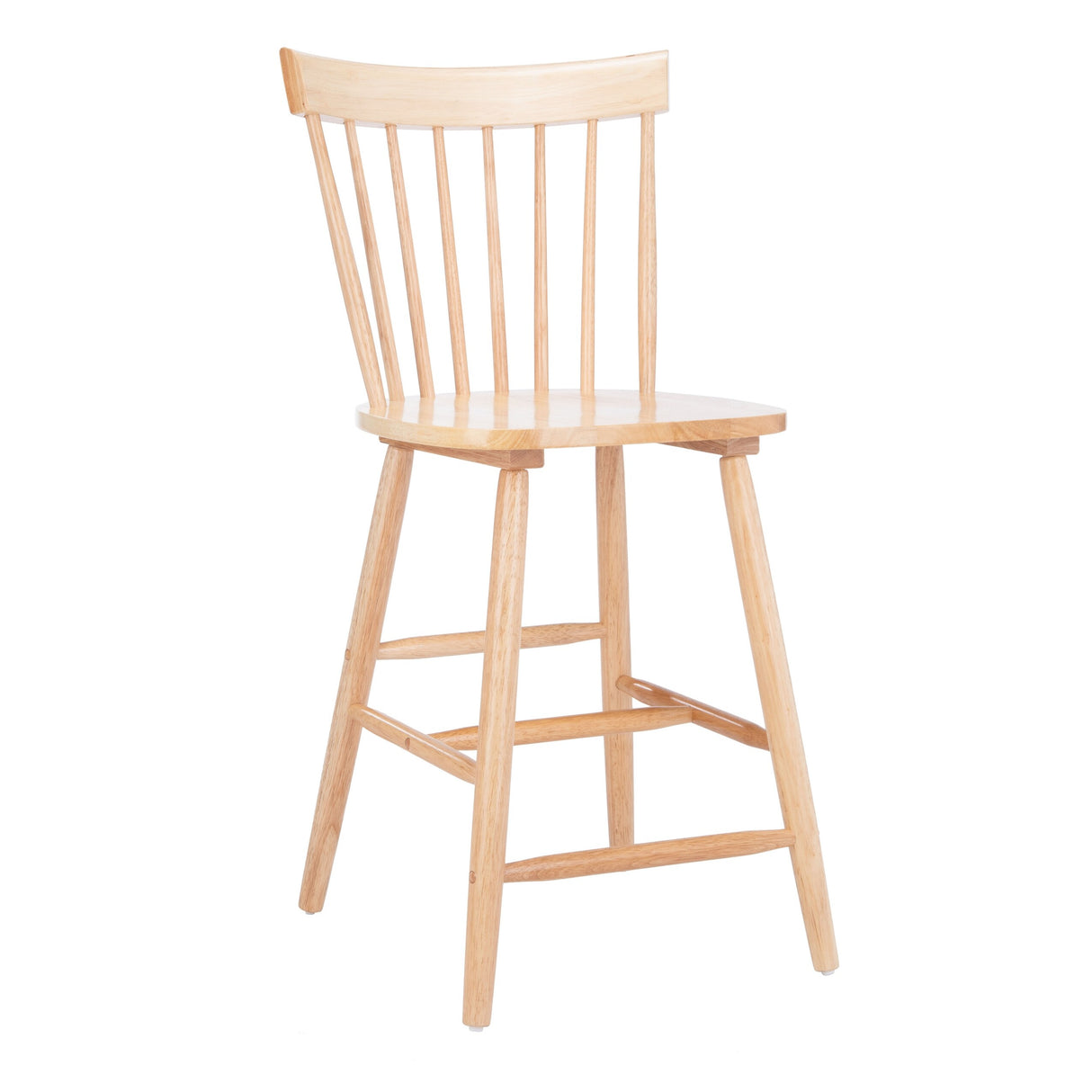 SAFAVIEH Biddie 24-inch Spindle Farmhouse Counter Stool (Set of 2) - 20" W x 21" D x 39" H - 20Wx21Dx39H